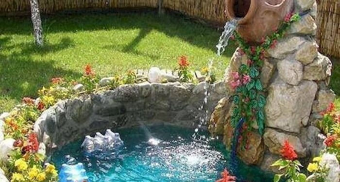 Как красиво и эффективно оформить фонтан